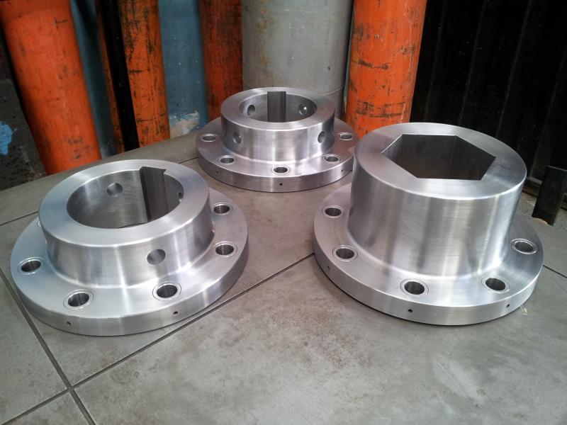 Acoplamiento para Expander Alpe sojero con agujero hexagonal amortajado