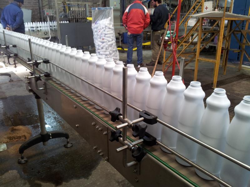 Transportes de bidones en AISI 316L para planta de cloro