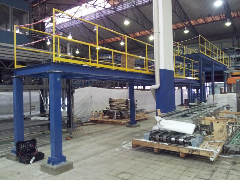 Plataforma construída en UPN-260