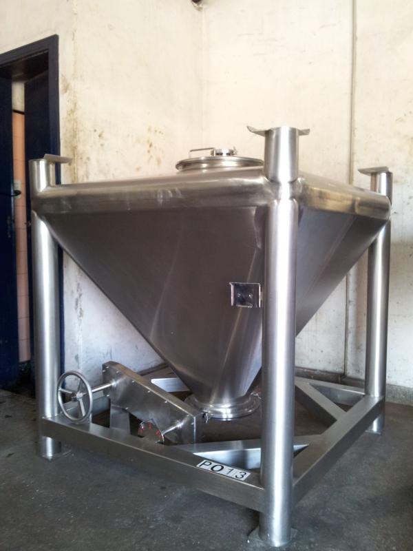 Restauración de bins de acero inoxidable