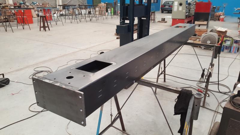 Columna principal de envolvedora de pallets